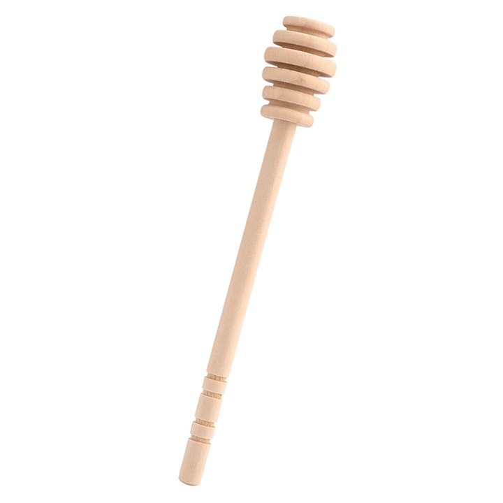 Set 50 betisoare din lemn pentru miere 16cm natural