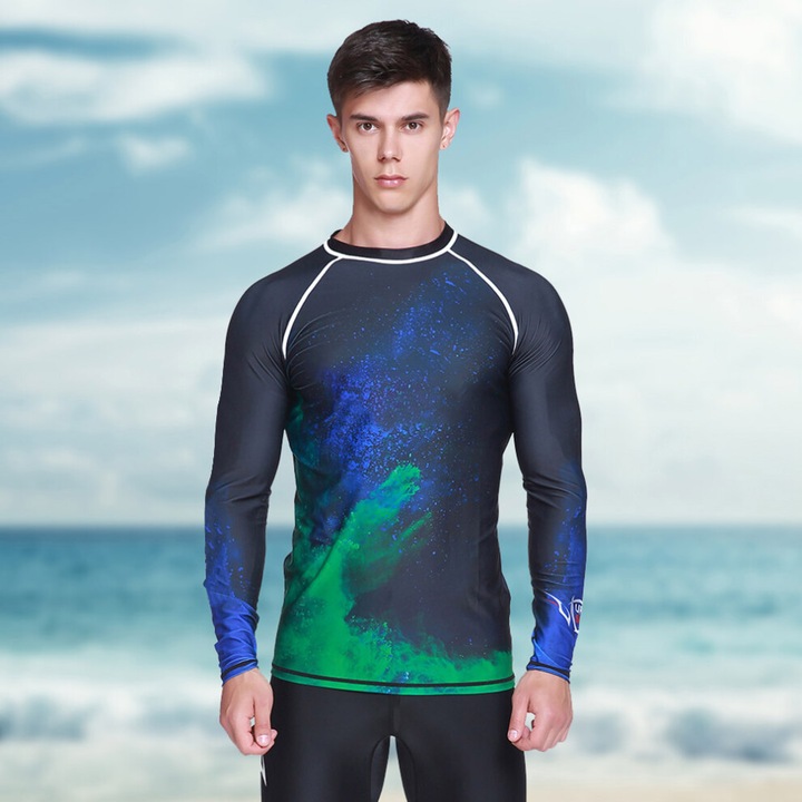 Keep Diving Férfi UV-védelemmel ellátott, Légáteresztő Hosszú Ujjú Neoprén Felső (3XL)