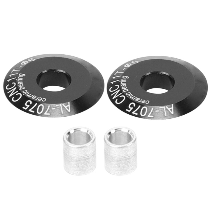 Kerámia csapágy, hátsó váltó vezetőgörgő, 11 fog, fekete, 41mm