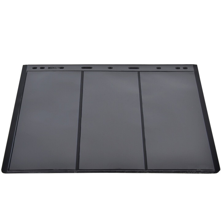 Bélyegalbum lapok 10 db 218x280mm fekete alap 3-4 sor