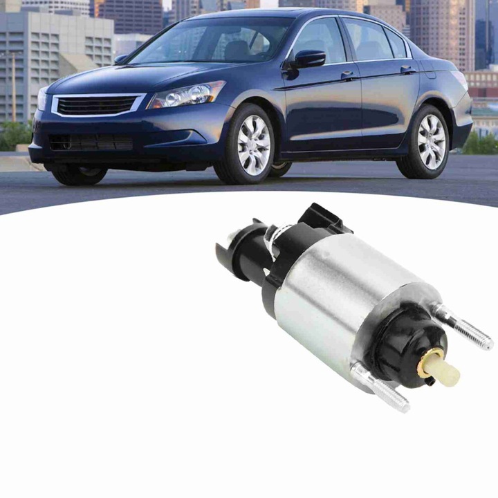 Соленоиден превключвател за стартиране, Honda, 31204-RNA-003, алуминий, черен