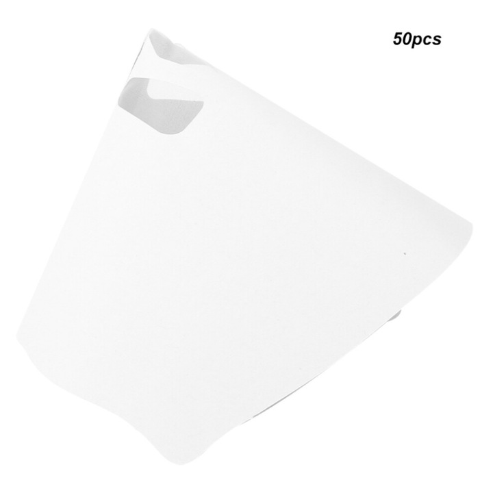 Hartie filtru vopsea nylon, set 50 buc, alb, 10x10cm