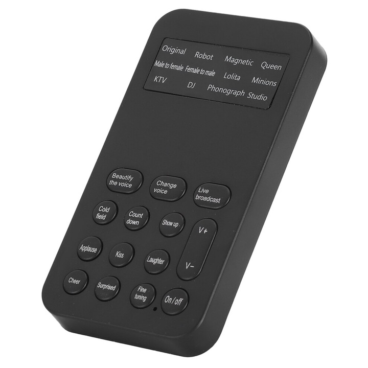 Placa de sunet schimbator voce, universal, mini, alb, 68g, 300mAh
