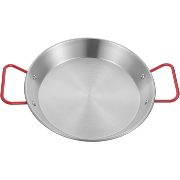 Lapos serpenyő 24cm, wok edény, rozsdamentes acél, tapadásmentes