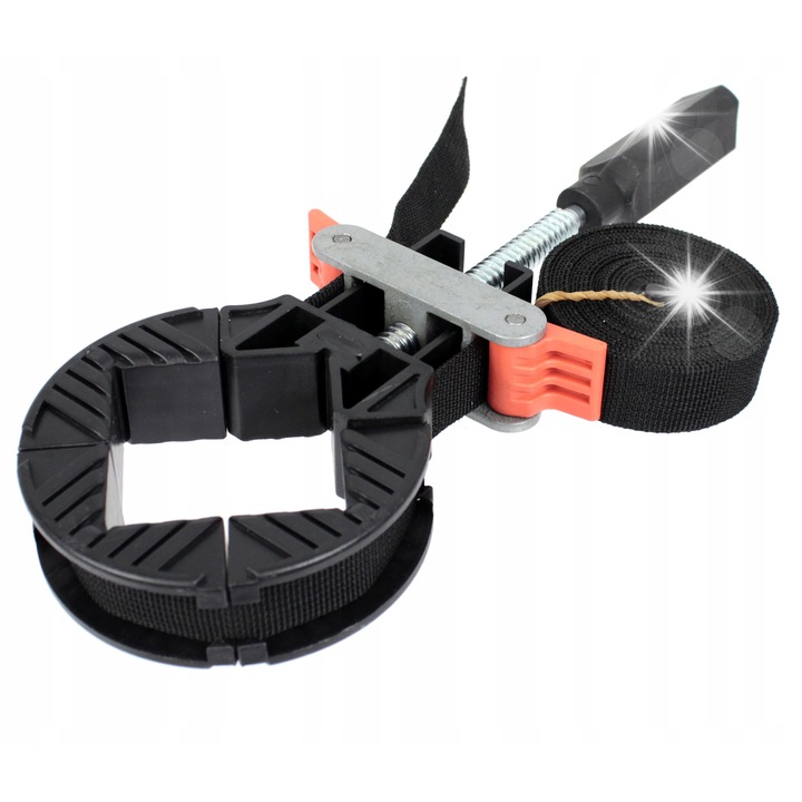 Falon-Tech 4m szalag szorító, sarok, ergonomikus, nylon