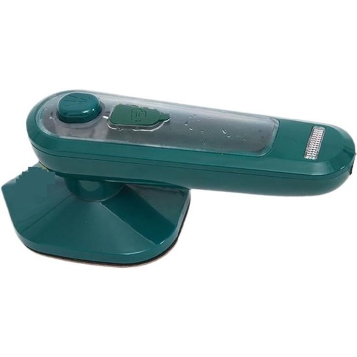Fier de calcat cu abur portabil, compact, verde
