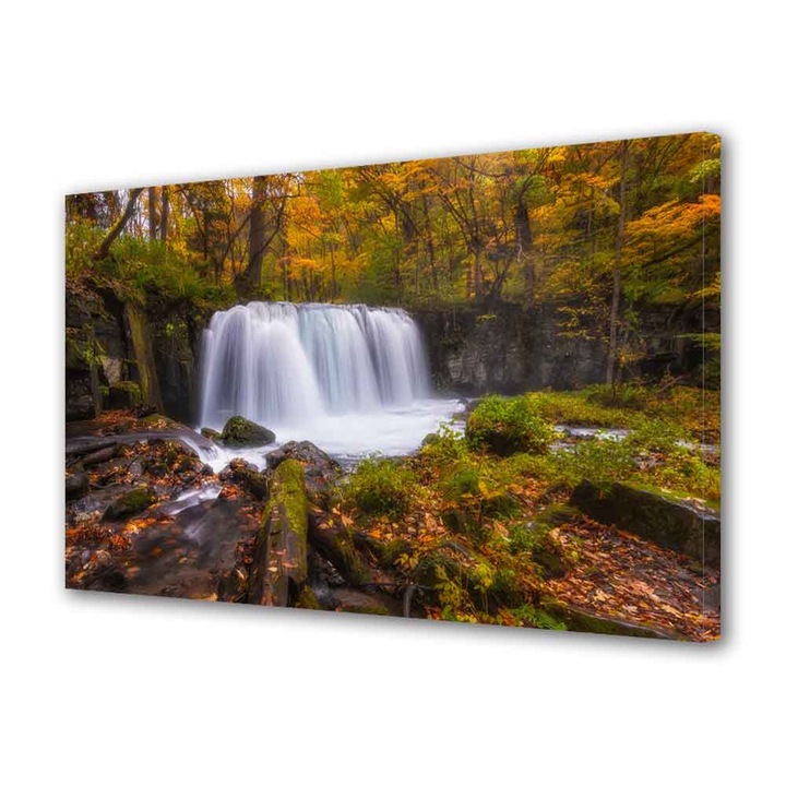 Tablou VarioView MoonLight Fosforescent Luminos in intuneric Peisaje Cascada zgomotoasa 20 x 30 cm