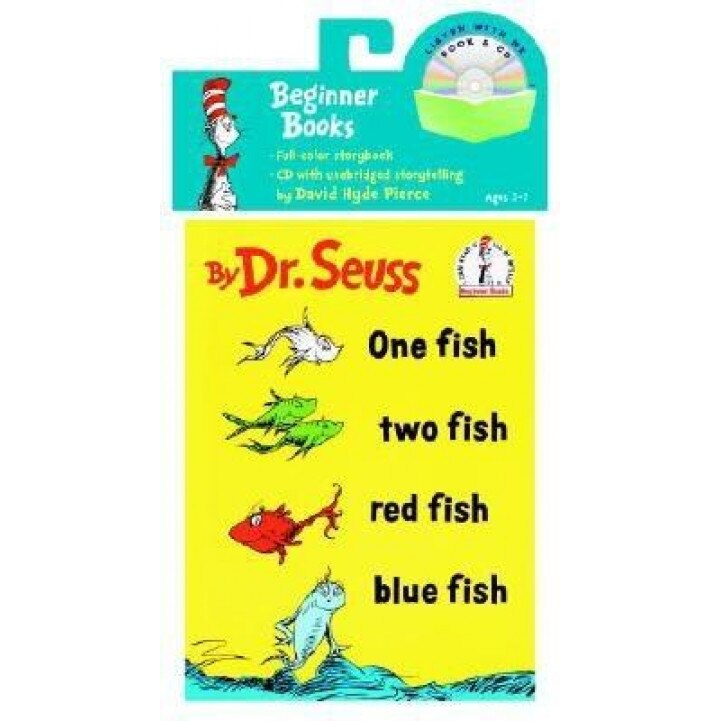 One Fish, Two Fish, Red Fish, Blue Fish Book & CD, Dr. Seuss