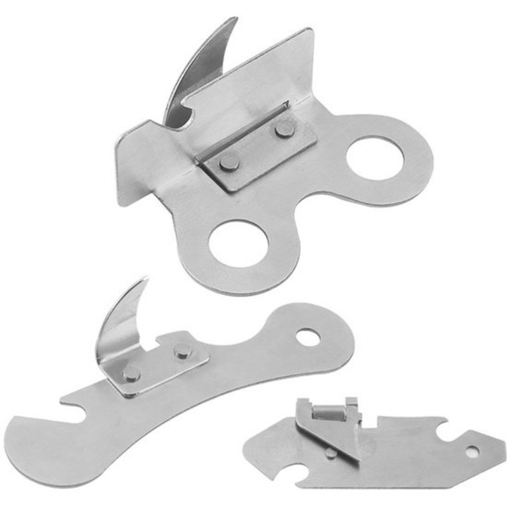Mini konzervnyitó rozsdamentes acél 3 részes ergonomikus készlet 10cm