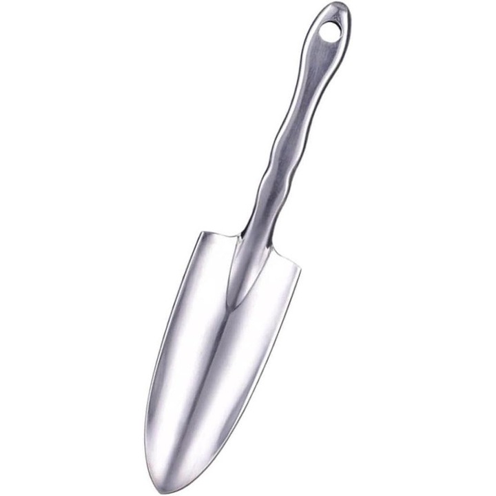 Ergonomikus alumínium kerti lapát 24.5cm ezüst