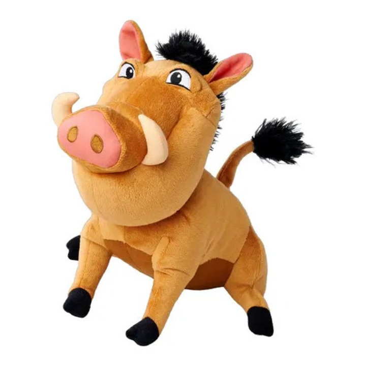 Plüss játék Pumbaa Az Oroszlánkirály puha többszínű 25cm