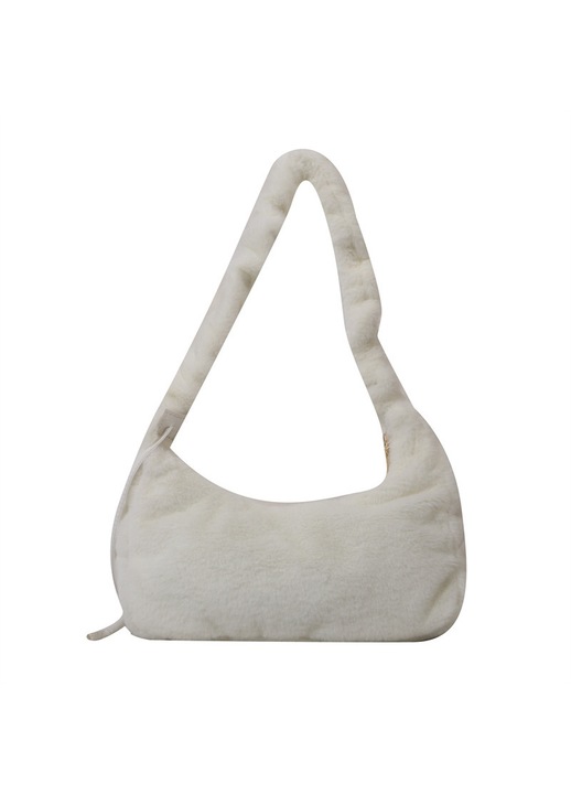 Plüss táska apró textúrával, egyszerű design, sokoldalú crossbody táska, divatos válltáska