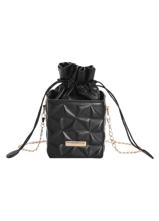 Kicsi, friss és elegáns táska lánccal, zsinóros crossbody táska, divatos