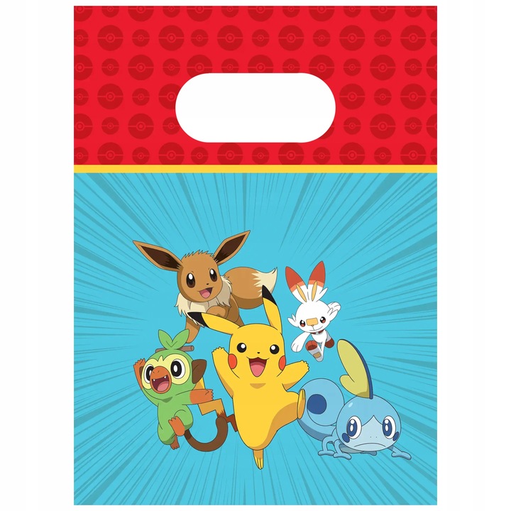 Procos ajándéktasak szett 4 db Pokemon füles 16x22cm