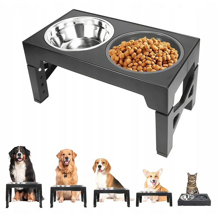 Castroane si adapatori animale set 2 in 1 reglabile pe suport