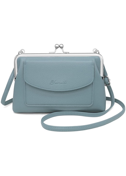Mobiltelefon válltáska, kis női válltáska, PU bőr mobiltelefon táska, akasztós, crossbody válltáska, estélyi táska, kézitáska kártyanyílással, állítható levehető vállpánt