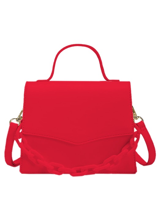 Kreatív és divatos kézitáska, egyedi stílussal, egyvállas crossbody táska, piros