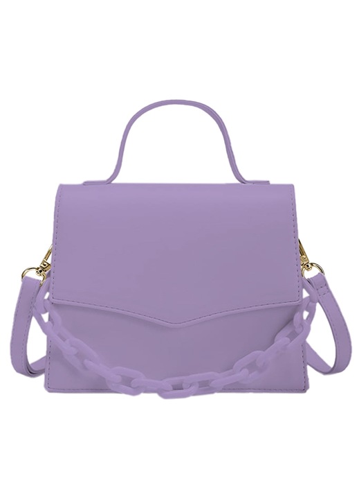 Kreatív és divatos kézitáska, személyiséggel, egyvállas crossbody táska, lila
