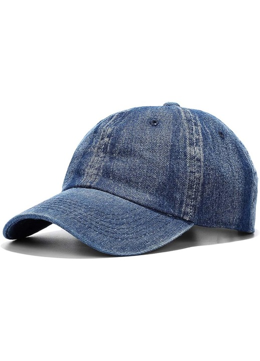 Sapca de baseball spalata, din bumbac denim uzat, palarie de tata, reglabila, polo, camioneta, stil unisex, albastru inchis