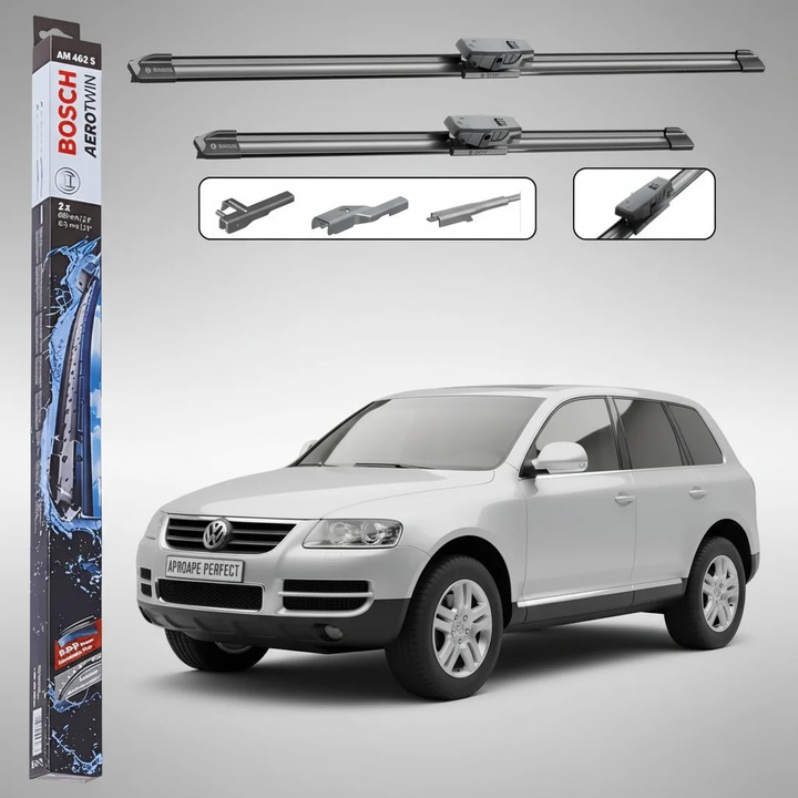 Ablaktörlő lapát készlet VW Touareg I (7LA, 7L6, 7L7) 2002-2010, Bosch Aerotwin AM 462 S