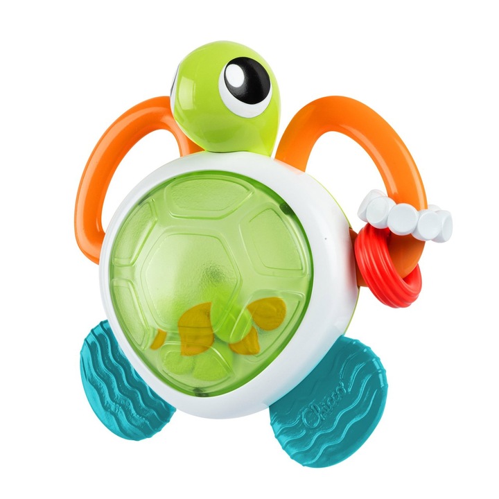 Chicco elektronikus teknős játék fényekkel és hangokkal 12x13x4cm