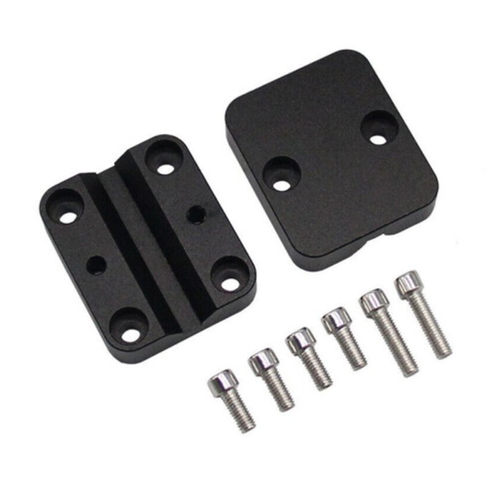 Suport navigatie motocicleta universal aluminiu negru 12x16mm