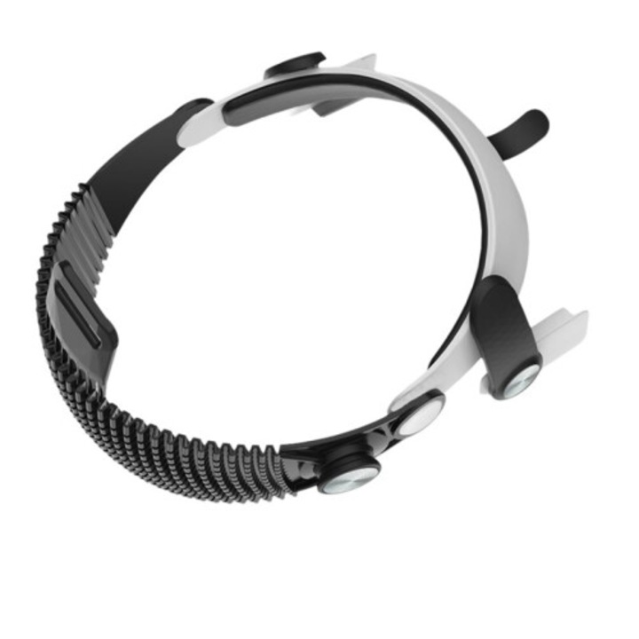 Állítható pánt VR headsetekhez, fekete, szilikon és hab, univerzális