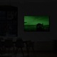 Tablou VarioView MoonLight Fosforescent Luminos in Intuneric Peisaje Casa pe ponton 50 x 70 cm