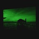 Tablou VarioView MoonLight Fosforescent Luminos in Intuneric Peisaje Casa pe ponton 50 x 70 cm