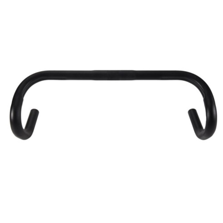 Ghidon bicicleta, 25.4x420mm, aluminiu, negru, BMX si road bike
