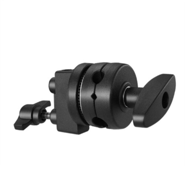 Univerzális rögzítő adapter állványhoz, fém, fekete, 530g