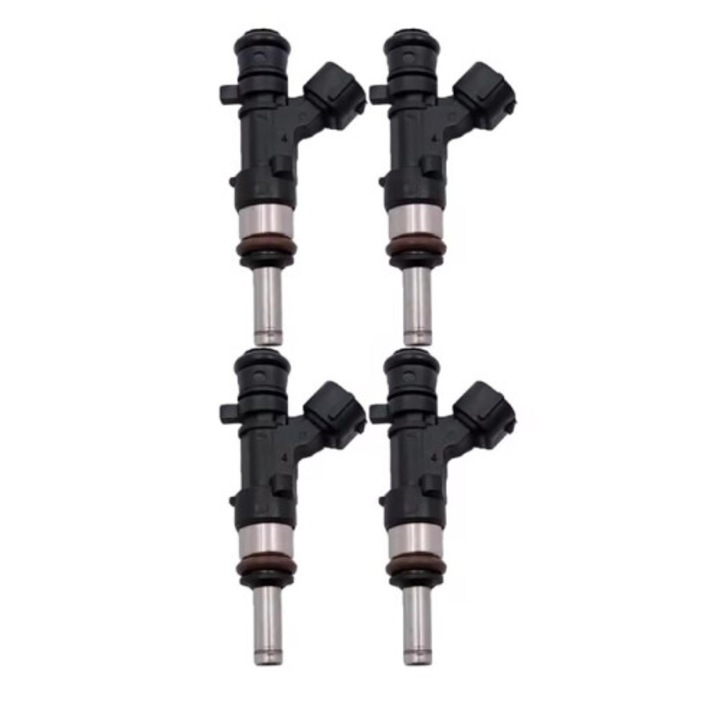 Комплект от 4 инжектора за гориво за Duster 1.5L 1.6L 2011-2016, черен, ABS+метал
