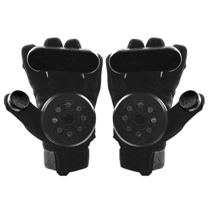 Manusi sport, Longboard, rezistente, negre, marime universala