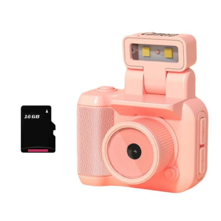 Camera compacta 16GB Y4000, ecran 1.44 inch, rotativ flash, negru
