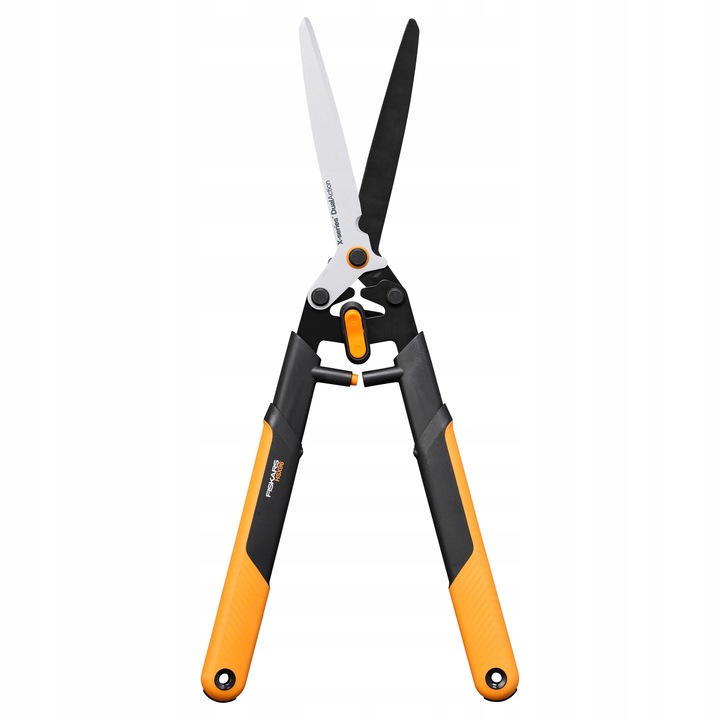 Fiskars DualAction sövényvágó olló 65cm FiberComp kék