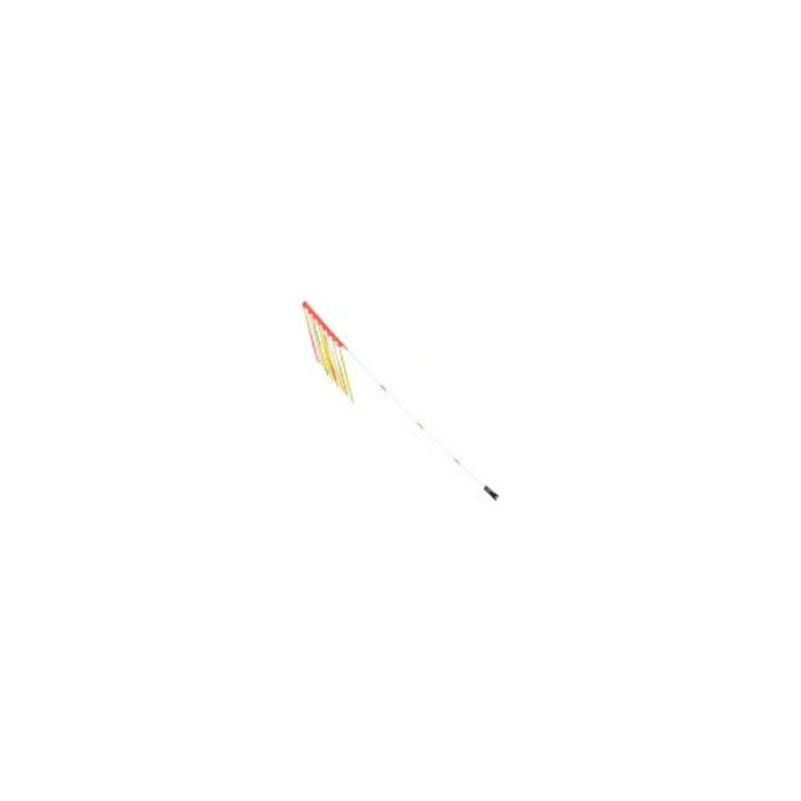 Kerékpár biztonsági zászló, többszínű, 185x44x40cm
