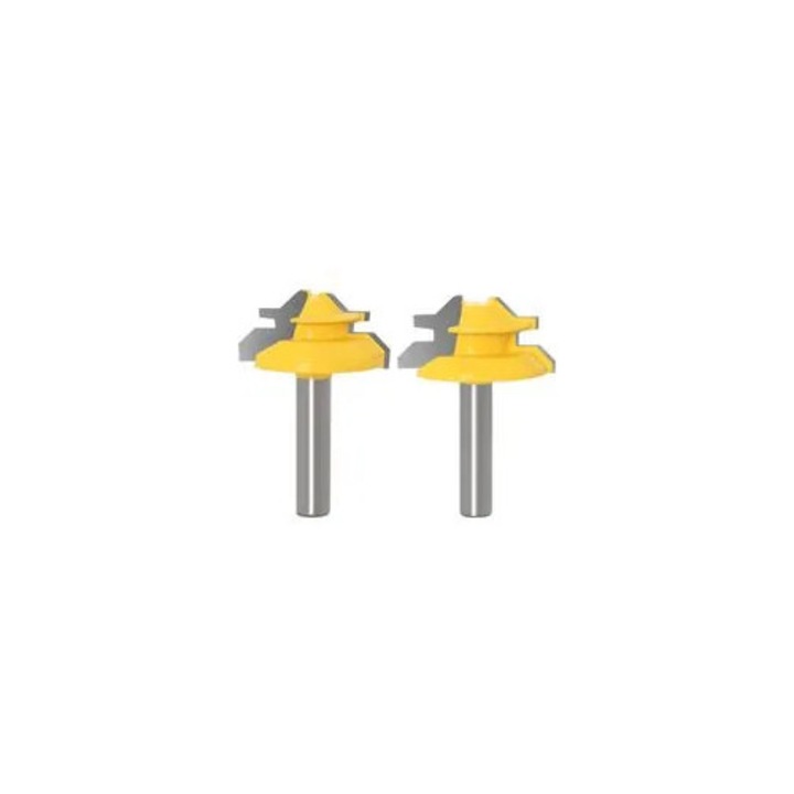 Set 3 freze pentru caneluri, otel, 8mm, 12.7x16x19.05mm