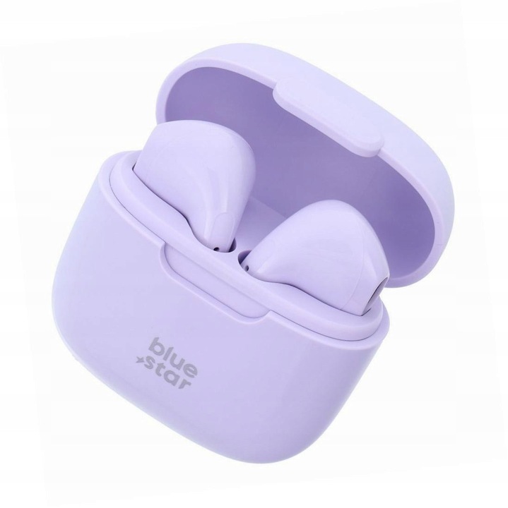 Casti wireless Blue Star TWS pentru Samsung Galaxy S25 Ultra, in-ear, negre