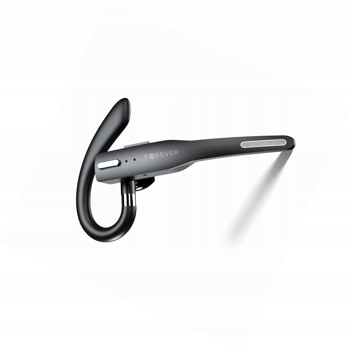 Casti wireless Forever BH-100 Bluetooth 5.4, negru, 12h, cu incarcare, ergonomice