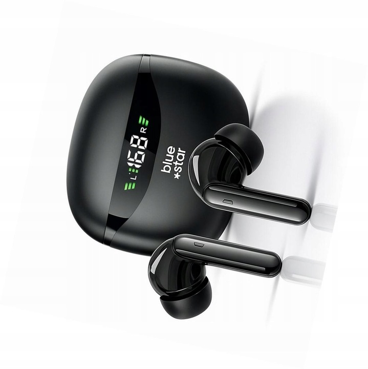 Blue Star TWS Bluetooth vezeték nélküli fülhallgató, fehér