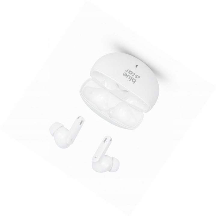 Blue Star Zen TX5 fehér vezeték nélküli fejhallgató ANC ENC Bluetooth 6.0
