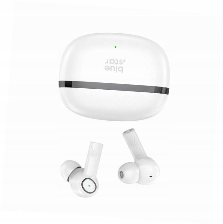 Blue Star AC20C fülhallgató Bluetooth 5.4 fehér IPX4 25x230mAh