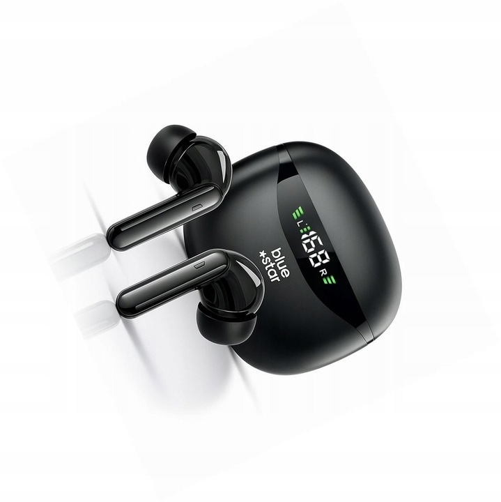 Blue Star TWS Bluetooth vezeték nélküli fülhallgató, fehér