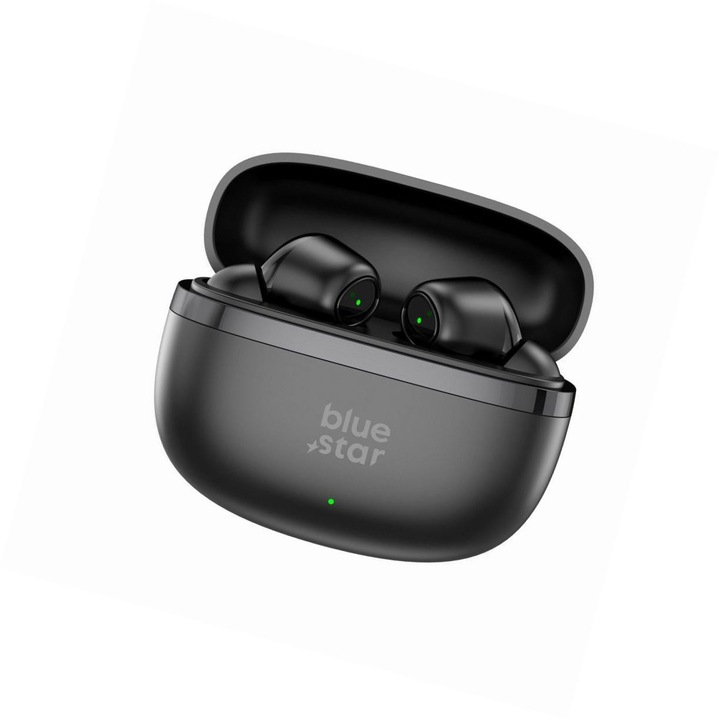 Blue Star AC20E Bluetooth ANC ENC fekete IPX4 in-ear fülhallgató, 5,5 óra üzemidő
