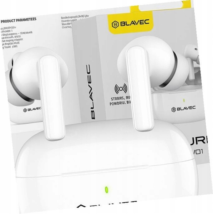 Blavec TWS Bluetooth vezeték nélküli fülhallgató, fekete
