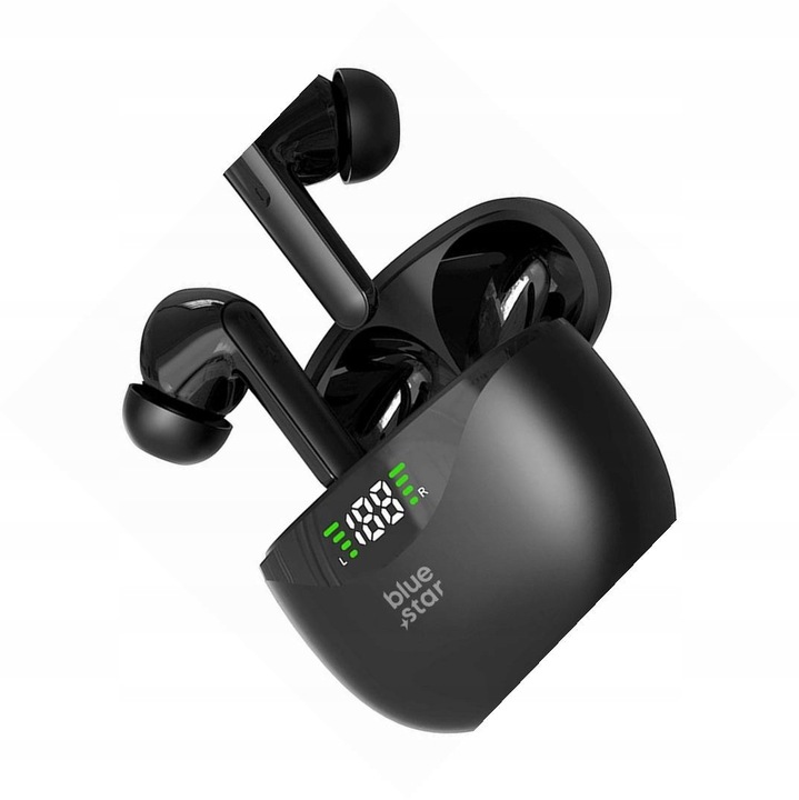 Casti wireless Blue Star TWS Bluetooth, alb