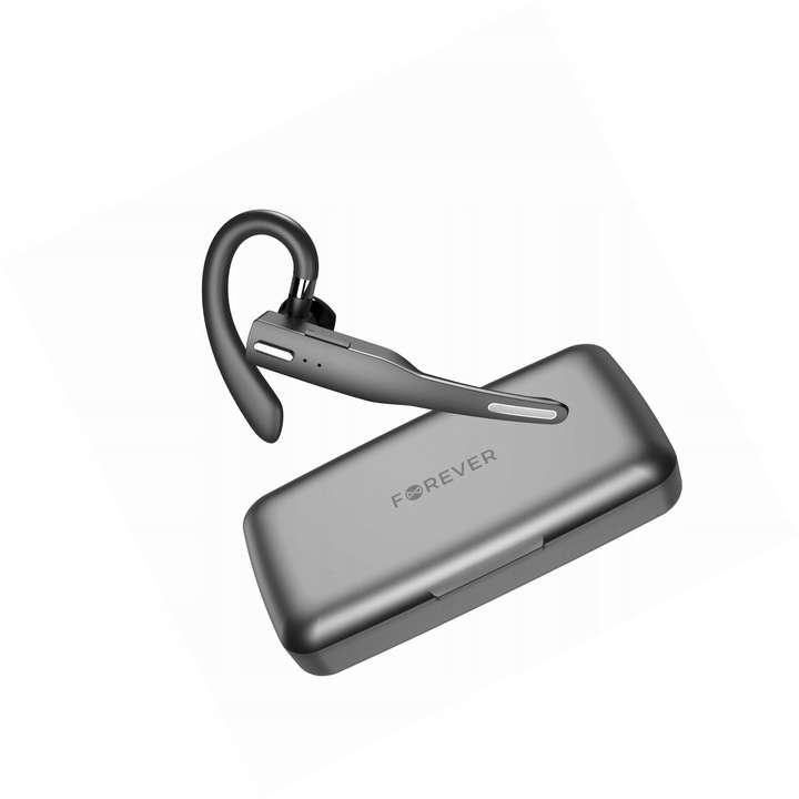 Casti wireless Forever BH-100 Bluetooth 5.4 negru 12h autonomie