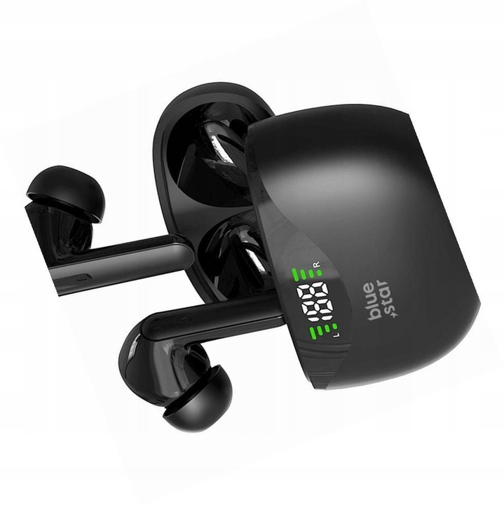 Blue Star TWS Bluetooth vezeték nélküli fülhallgató, fehér