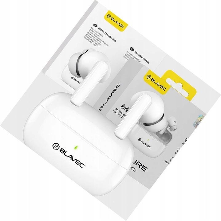 Casti wireless Blavec TWS Bluetooth pentru Samsung Galaxy A52s, negre