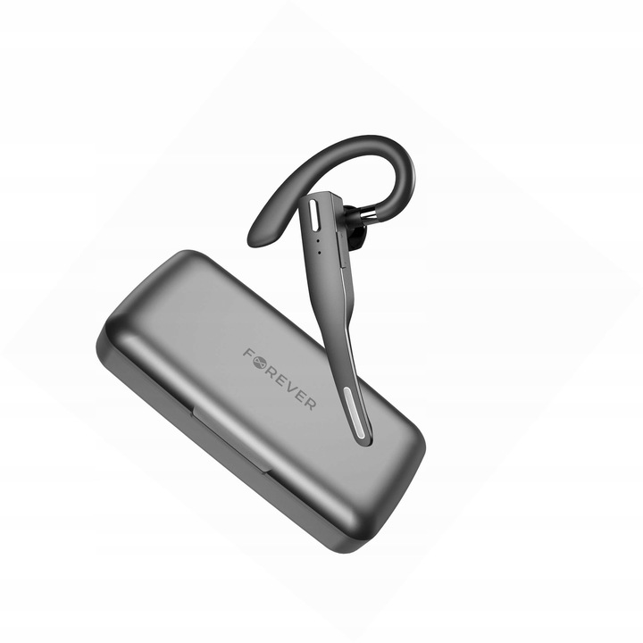 Casti wireless Forever BH-100 Bluetooth 5.4 negru 12h autonomie